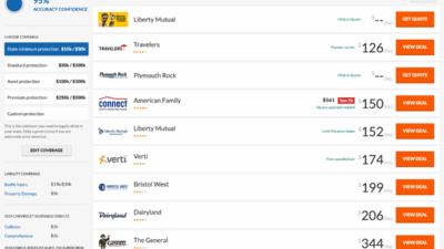 compara cotizaciones de seguros de auto online