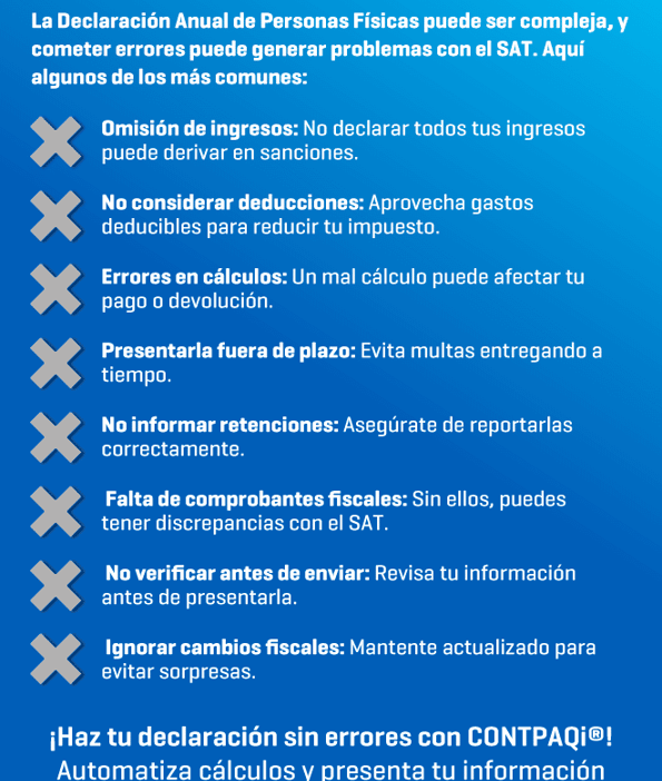 errores en deducibles