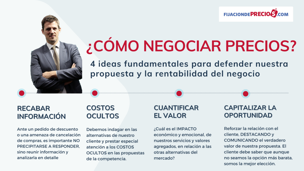 estrategias para negociar tarifas
